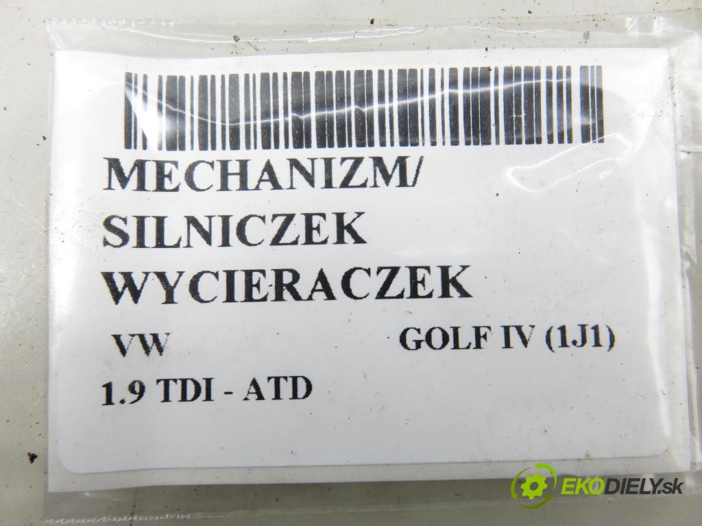 VW GOLF IV (1J1) HB 2002 74,00 1.9 TDI - ATD 1896,00 Motorček stieračov 1J1955113C ; 443122302017