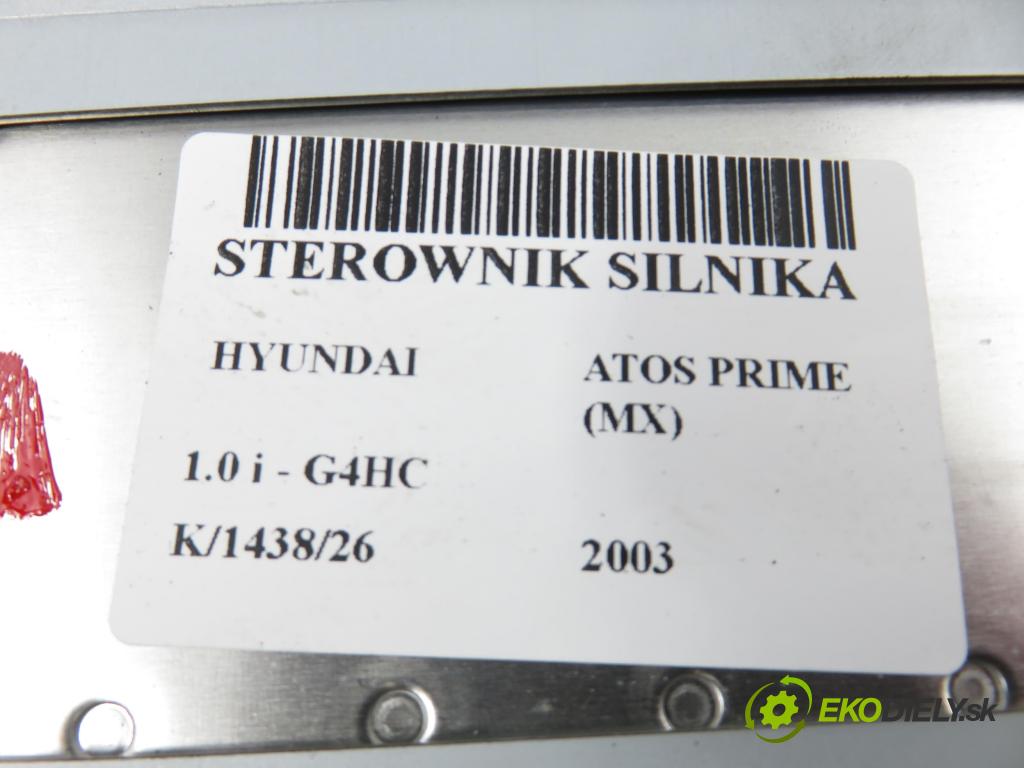 HYUNDAI ATOS PRIME (MX) HB 2003 40,00 1.0 i - G4HC 999,00 Riadiaca jednotka Motor 3911002800 ; 9030930131F