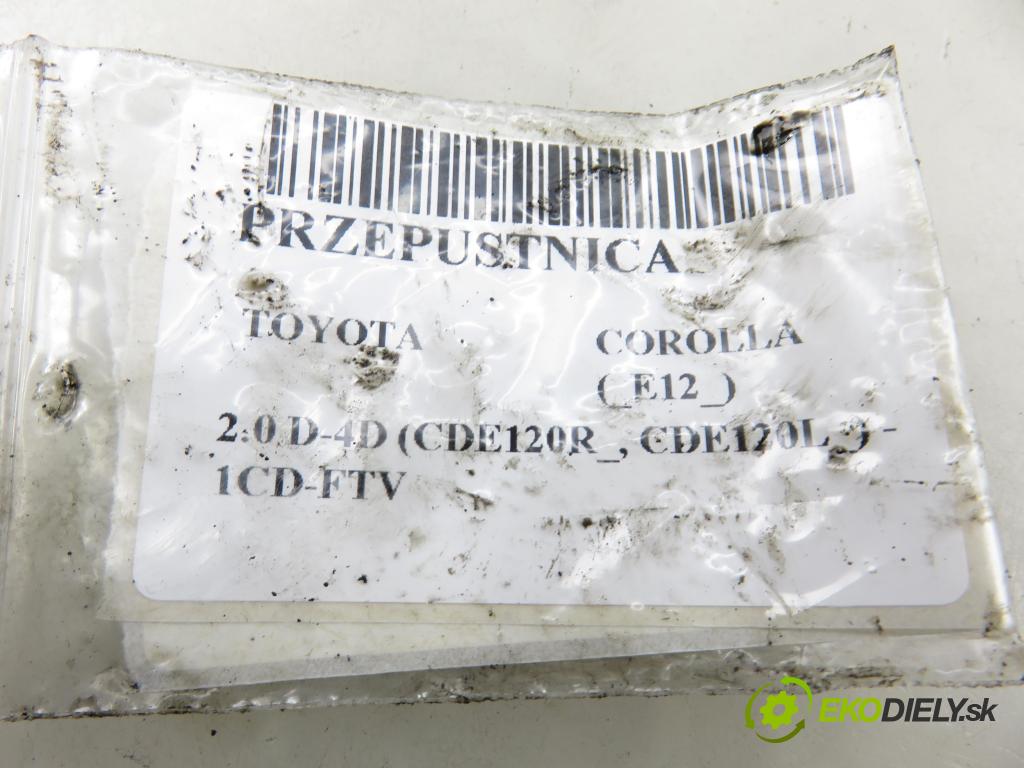 TOYOTA COROLLA (_E12_) HB 2003 66,00 2.0 D-4D (CDE120R_, CDE120L_) - 1CD-FTV 1995,00 Škrtiaca klapka 270203D11 (Škrtiaca klapka)