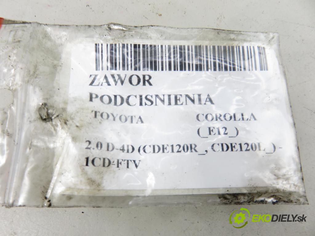 TOYOTA COROLLA (_E12_) HB 2003 66,00 2.0 D-4D 1995,00 ELEKTROVENTIL: VAKUUM: 2581927020 ; 1397000670