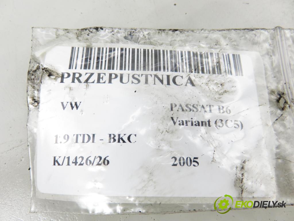 VW PASSAT B6 Variant (3C5) KOMBI 2005 77,00 1.9 TDI - BKC 1896,00 Škrtiaca klapka 408240121001 ; 03G128063 ; 03G128063V100 (Škrtiaca klapka)