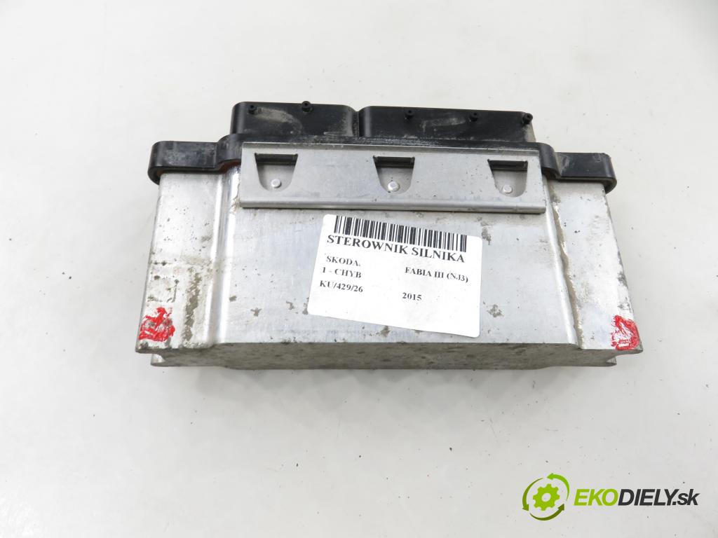 SKODA FABIA III (NJ3) HB 2015 55,00 1 - CHYB 999,00 Riadiaca jednotka Motor 04E907309CB ; 0261S14671
