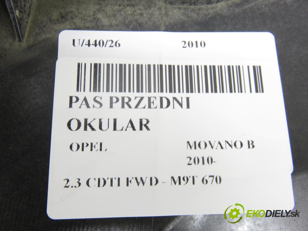OPEL MOVANO B Skrzynia (X62) FURGON 2010 74,00 2.3 CDTI FWD - M9T 670 2298,00 Držiak predný 8200657209G