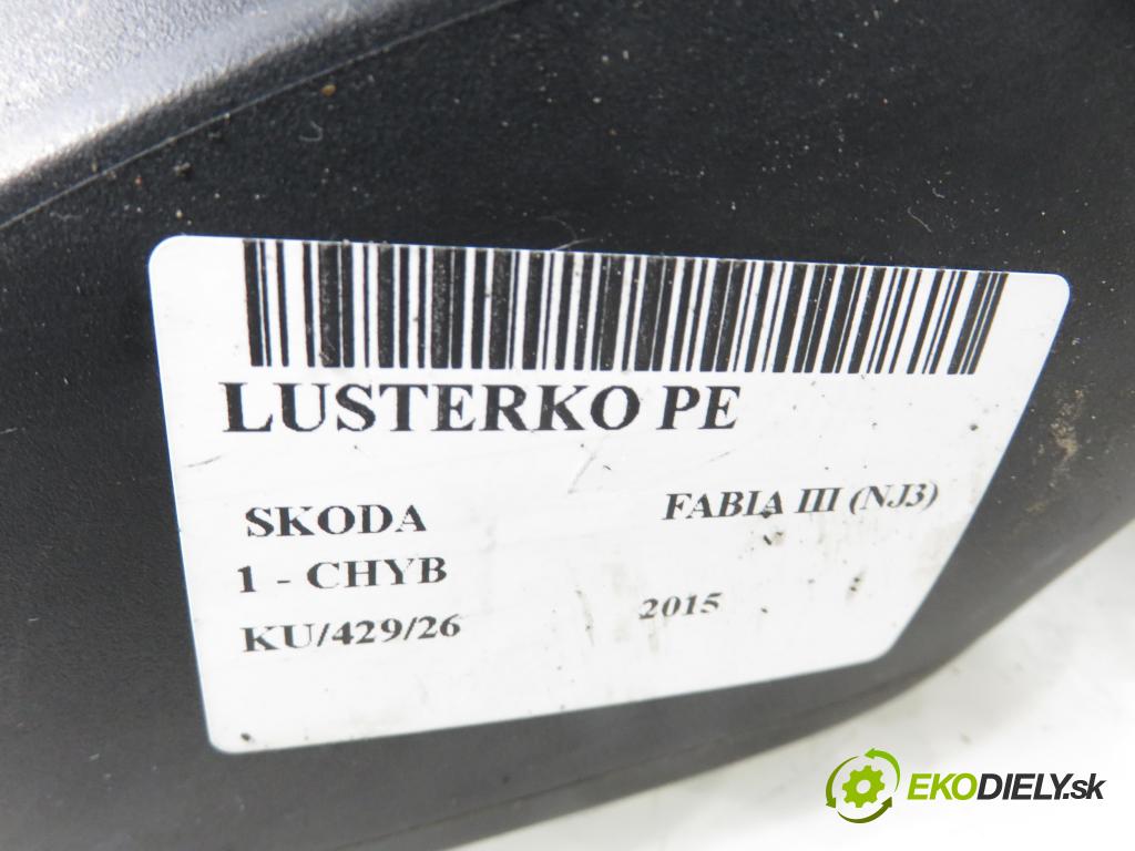 SKODA FABIA III (NJ3) HB 2015 55,00 1 - CHYB 999,00 zpětné zrcátko 6V1857408F