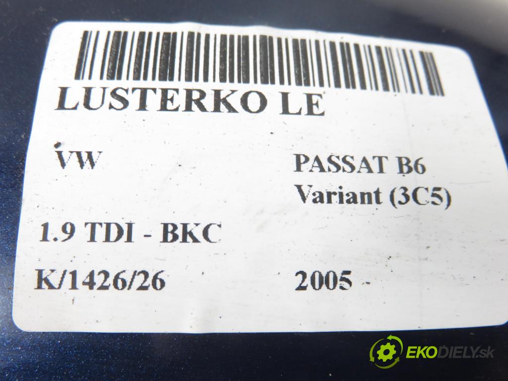 VW PASSAT B6 Variant (3C5) KOMBI 2005 77,00 1.9 TDI - BKC 1896,00 zpětné zrcátko LE