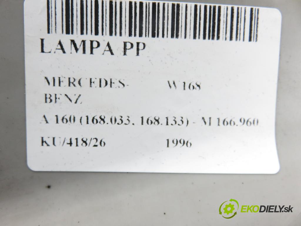 MERCEDES-BENZ KLASA A (W168) HB 1996 75,00 1.6 102 A 160 M 166.960 1598,00 Svetlo PP 1688200261