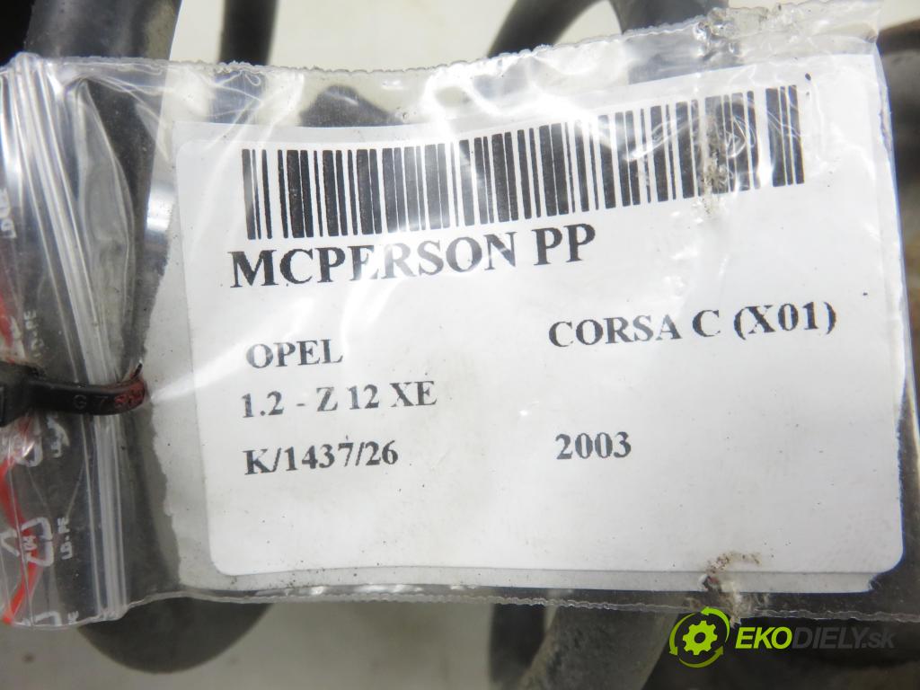 OPEL CORSA C (X01) HB 2003 55,00 1.2 16V 75 - Z 12 XE 1199,00 MCPERSON PP 22170844 ; 9127454
