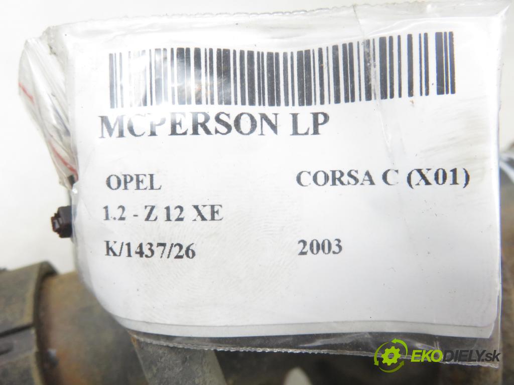 OPEL CORSA C (X01) HB 2003 55,00 1.2 16V 75 - Z 12 XE 1199,00 MCPERSON LP 22170843 ; 9127453