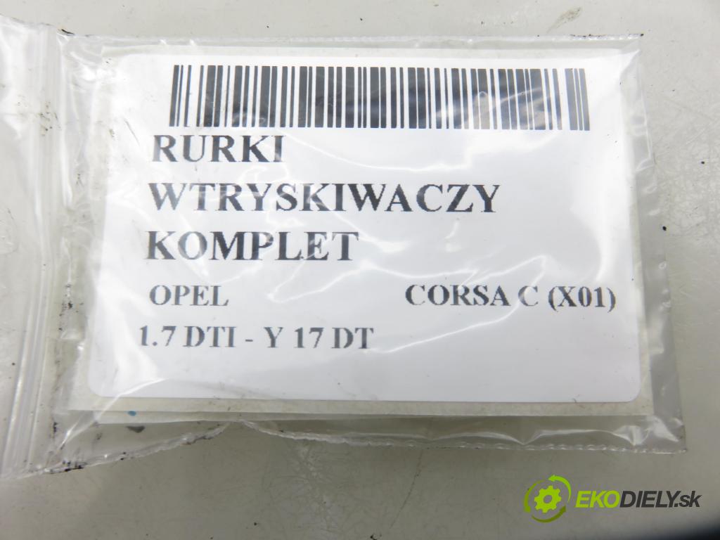 OPEL CORSA C (X01) HB 2001 55,00 1.7 DTI - Y 17 DT 1686,00 rúrky VSTREKOVAČE: