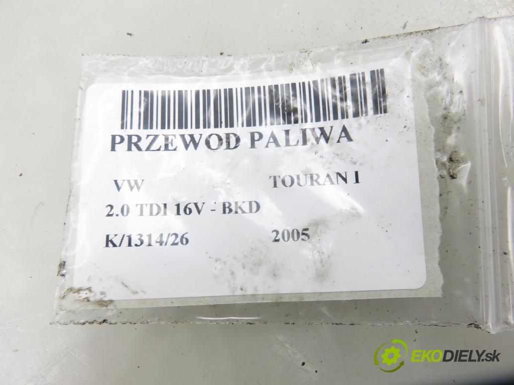 VW TOURAN (1T1, 1T2) MINIVAN 2005 103,00 2.0 TDI 16V 140 - BKD 1968,00 rúrka paliva