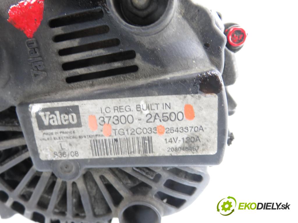 KIA PRO CEE'D (ED) HB 2009 66,00 1.6 CRDi 90 - D4FB-L 1582,00 Alternátor 373002A500 ; TG12C033 (Alternátor)