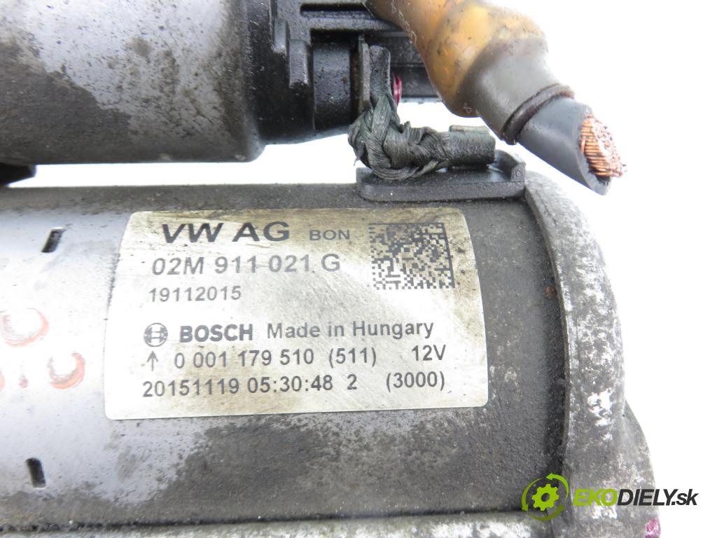 VW GOLF VII (5G1, BQ1, BE1, BE2) HB 2014 77,00 1.6 TDI - CLHA 1598,00 startér 02Z911024L (Startér)