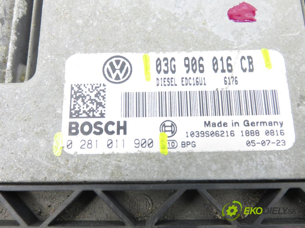 VW GOLF V (1K1) HB 2005 77,00 1.9 TDI PD 105 - BKC 1896,00 Riadiaca jednotka Motor 03G906016CB ; 0281011900