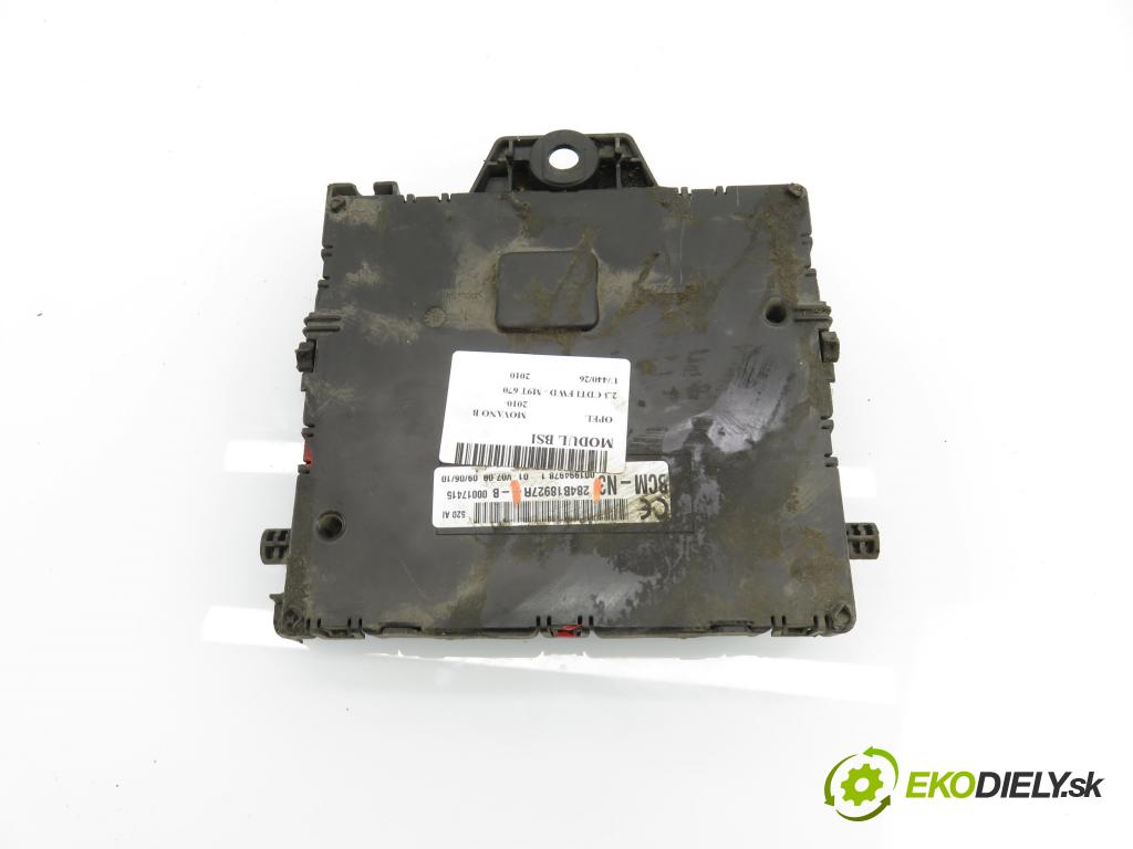 OPEL MOVANO B Skrzynia (X62) FURGON 2010 74,00 2.3 CDTI FWD - M9T 670 2298,00 MODUL BSI 284B18927R