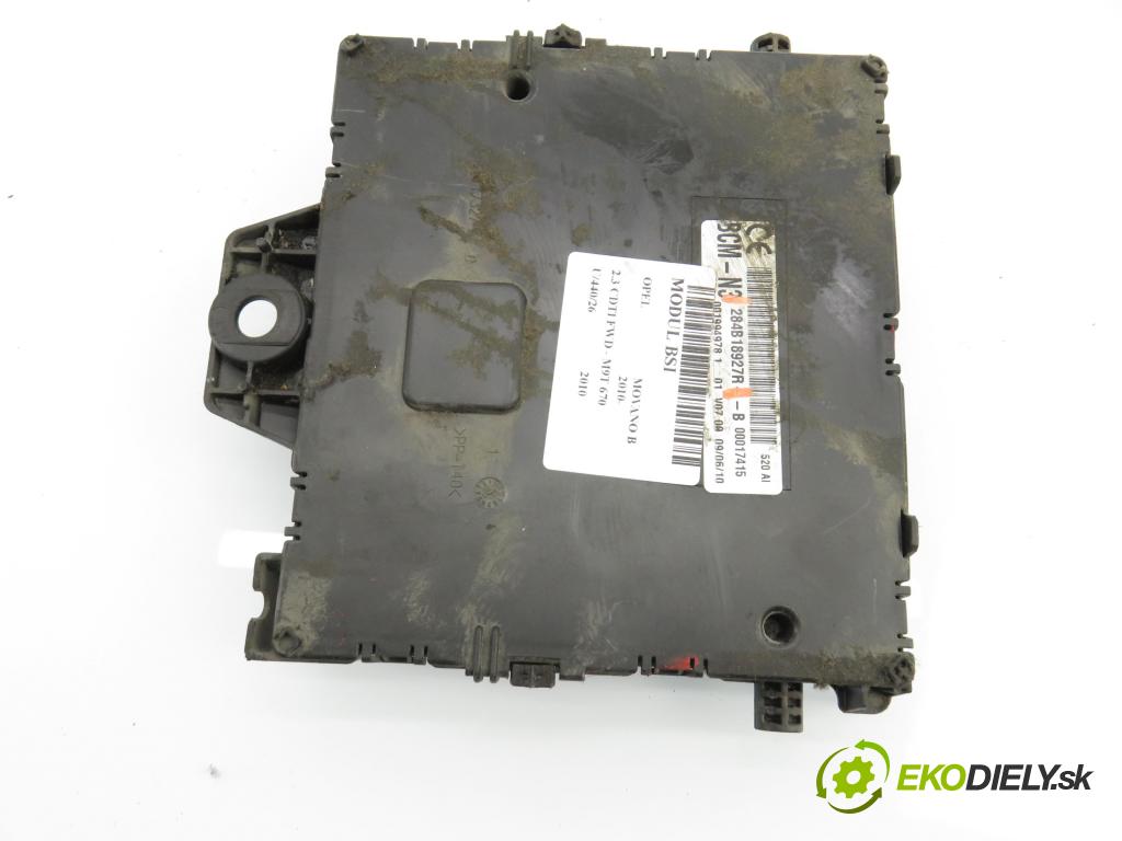 OPEL MOVANO B Skrzynia (X62) FURGON 2010 74,00 2.3 CDTI FWD - M9T 670 2298,00 MODUL BSI 284B18927R