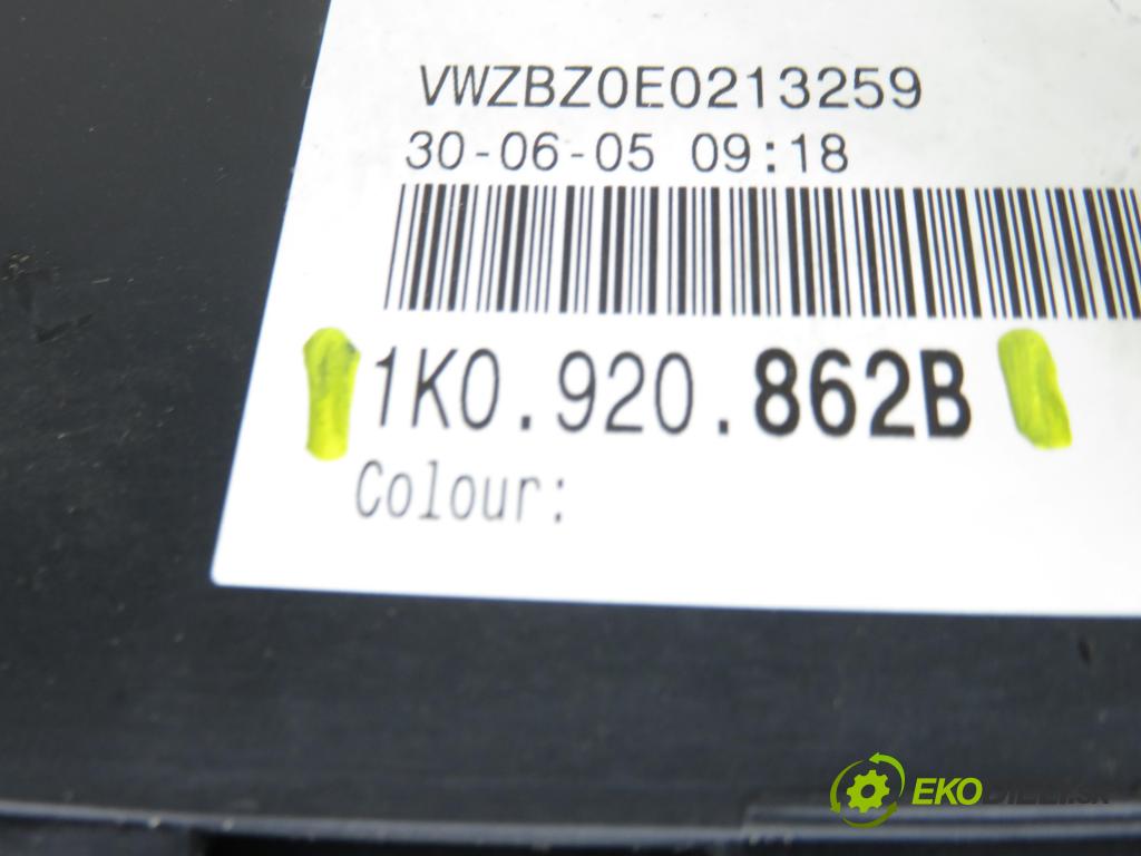 VW GOLF V (1K1) HB 2005 77,00 1.9 TDI - BKC 1896,00 Prístrojovka elektrický 1K0920862B