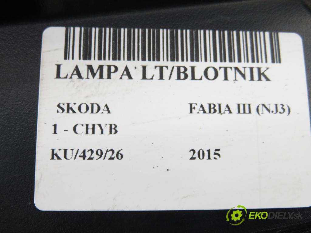 SKODA FABIA III (NJ3) HB 2015 55,00 1 - CHYB 999,00 Svetlo ľavé zadné 6V6945095