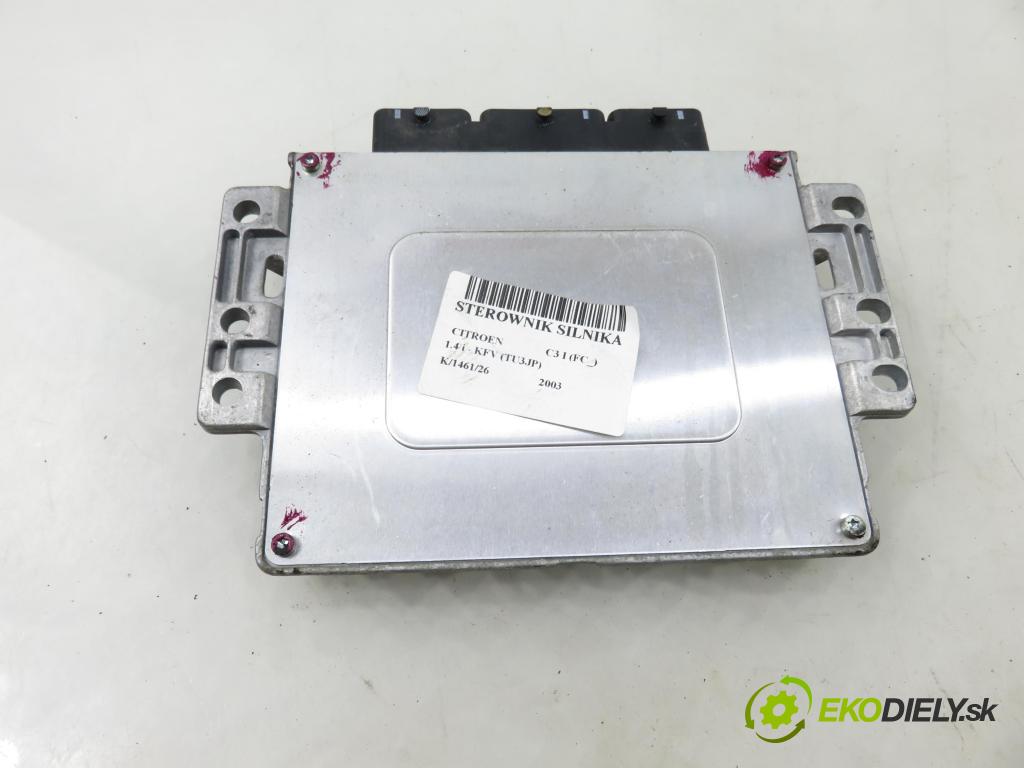 CITROEN C3 I (FC_) HB 2003 54,00 1.4 i - KFV (TU3JP) 1360,00 Riadiaca jednotka Motor 9649673480 ; 9642222380