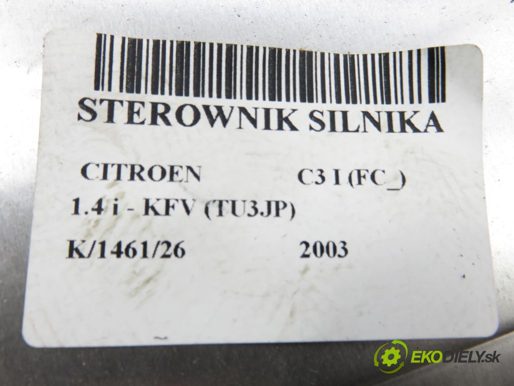 CITROEN C3 I (FC_) HB 2003 54,00 1.4 i - KFV (TU3JP) 1360,00 Riadiaca jednotka Motor 9649673480 ; 9642222380