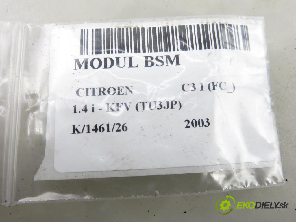 CITROEN C3 I (FC_) HB 2003 54,00 1.4 i - KFV (TU3JP) 1360,00 MODUL BSM 9643498880 ; T118470003
