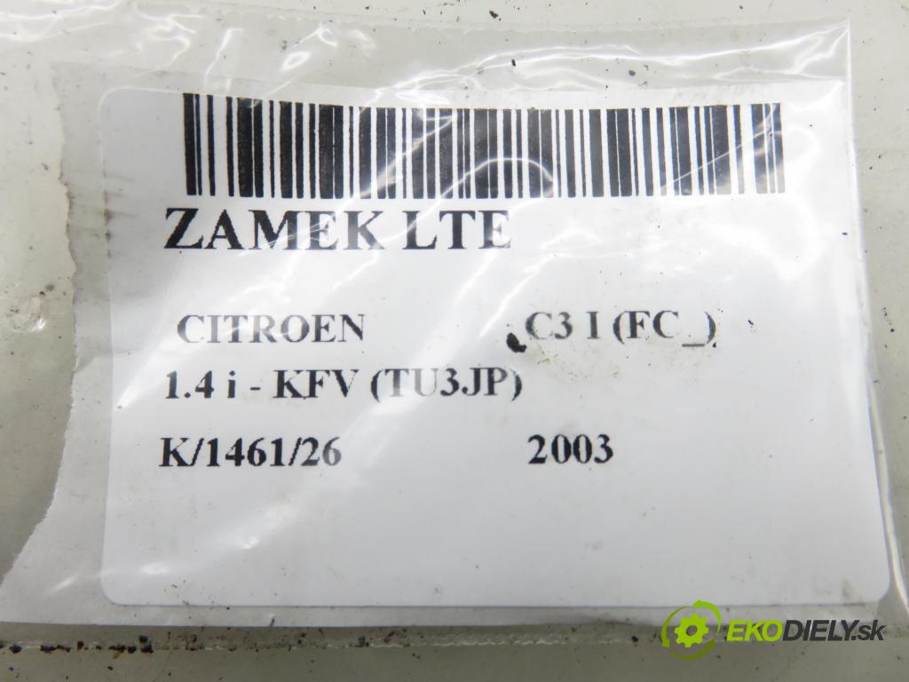 CITROEN C3 I (FC_) HB 2003 54,00 1.4 i - KFV (TU3JP) 1360,00 zámok 9648608980