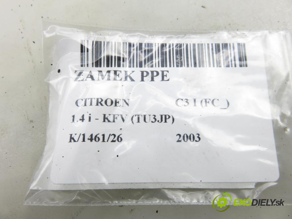 CITROEN C3 I (FC_) HB 2003 54,00 1.4 i - KFV (TU3JP) 1360,00 zámok 46983280