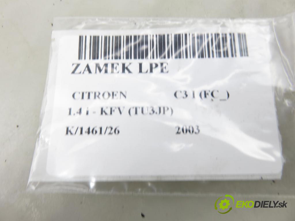 CITROEN C3 I (FC_) HB 2003 54,00 1.4 i - KFV (TU3JP) 1360,00 zámok