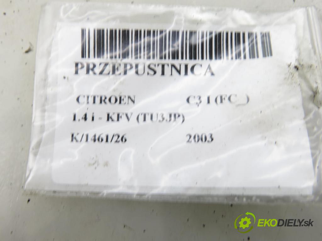 CITROEN C3 I (FC_) HB 2003 54,00 1.4 i - KFV (TU3JP) 1360,00 Škrtiaca klapka 9640796280 ; 40823982100 (Škrtiaca klapka)