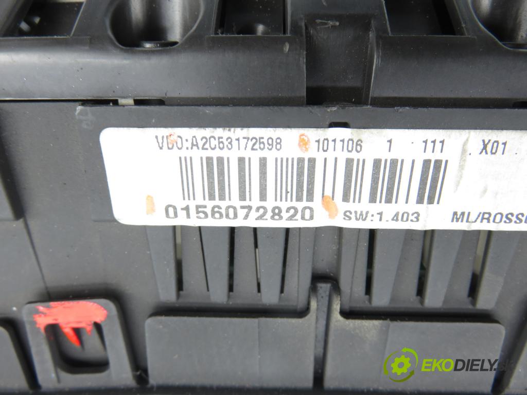 ALFA ROMEO 159 Sportwagon (939_) KOMBI 2006 100,00 1.9 JTDM 16V - 937 A8.000 1910,00 prístrojovka elektrický A2C53172598 ; 0156072820