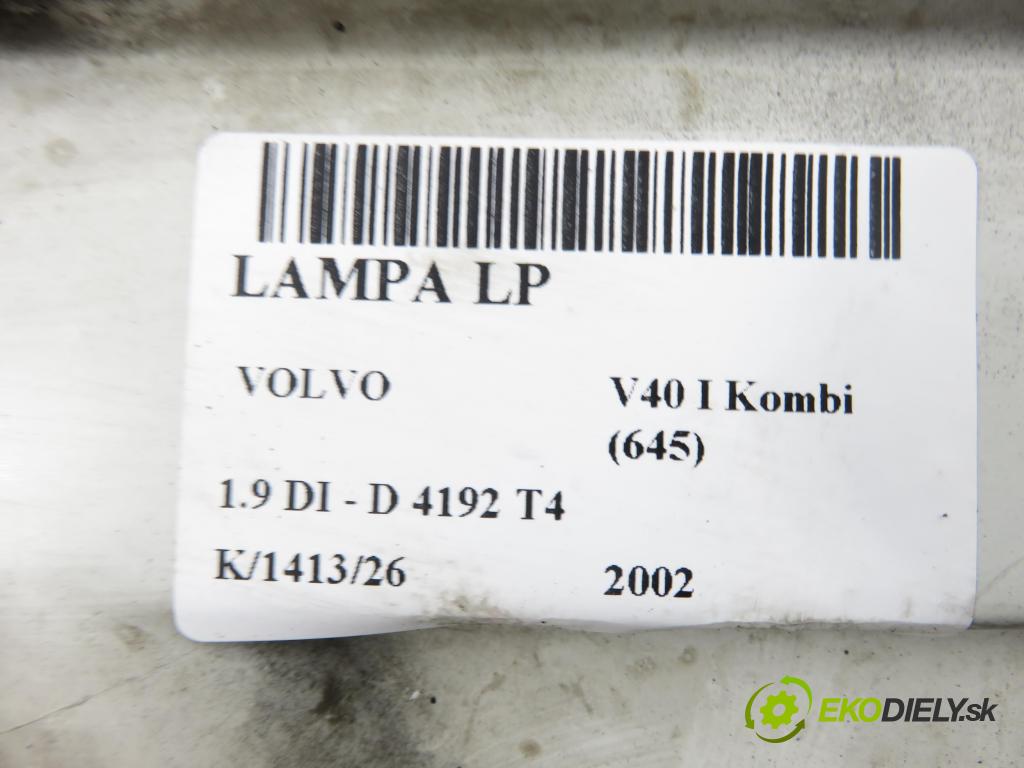 VOLVO V40 Kombi (645) KOMBI 2002 75,00 1.9 DI - D 4192 T4 1870,00 Svetlo LP 1AG007861