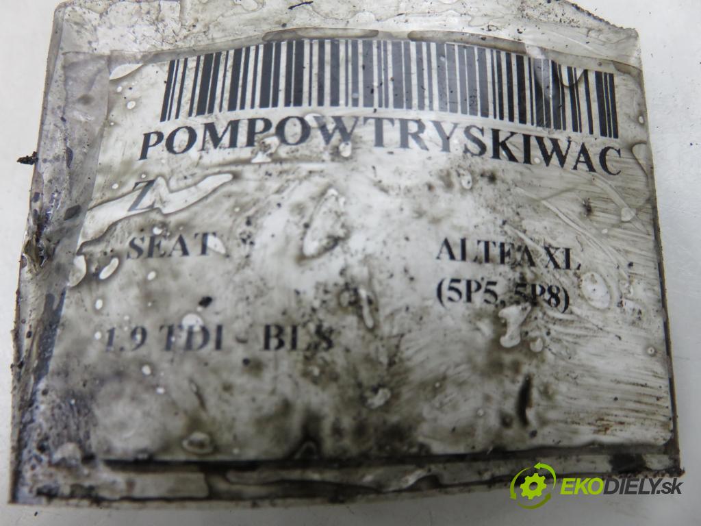 SEAT ALTEA XL (5P5, 5P8) MINIVAN 2007 77,00 1.9 TDI - BLS 1896,00 vstříkovač 038130073BN ; 0414720313 (Vstřikovač paliva)