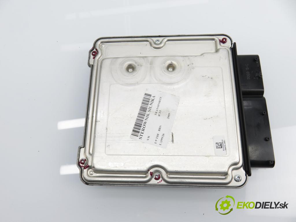 VW TRANSPORTER V Skrzynia (7HA, 7HH, 7EA, 7EH) FURGON 2009 75,00 1.9 TDI - BRS 1896,00 Riadiaca jednotka Motor 038906016AJ ; 0281012538
