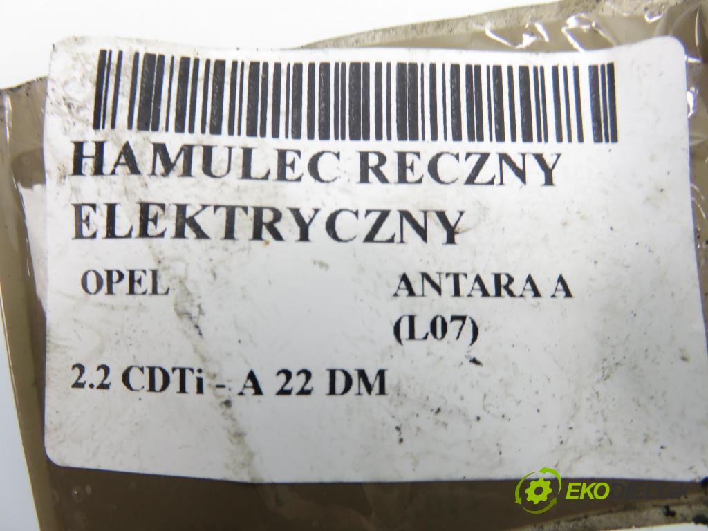 OPEL ANTARA A (L07) SUV 2012 135,00 2.2 CDTi 4x4 - A 22 DMH 2231,00 BRZDA: ručny elektrický 22851536 ; A2C80221000 ; A2C32281600
