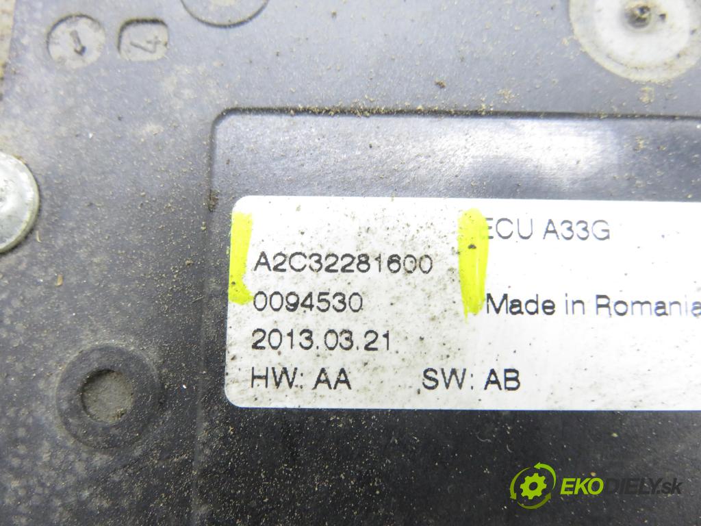 OPEL ANTARA A (L07) SUV 2012 135,00 2.2 CDTi 4x4 - A 22 DMH 2231,00 BRZDA: ručny elektrický 22851536 ; A2C80221000 ; A2C32281600
