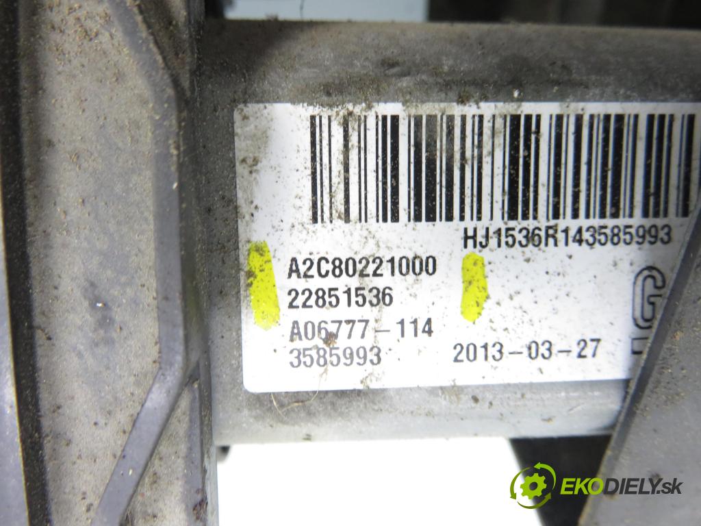 OPEL ANTARA A (L07) SUV 2012 135,00 2.2 CDTi 4x4 - A 22 DMH 2231,00 BRZDA: ručny elektrický 22851536 ; A2C80221000 ; A2C32281600