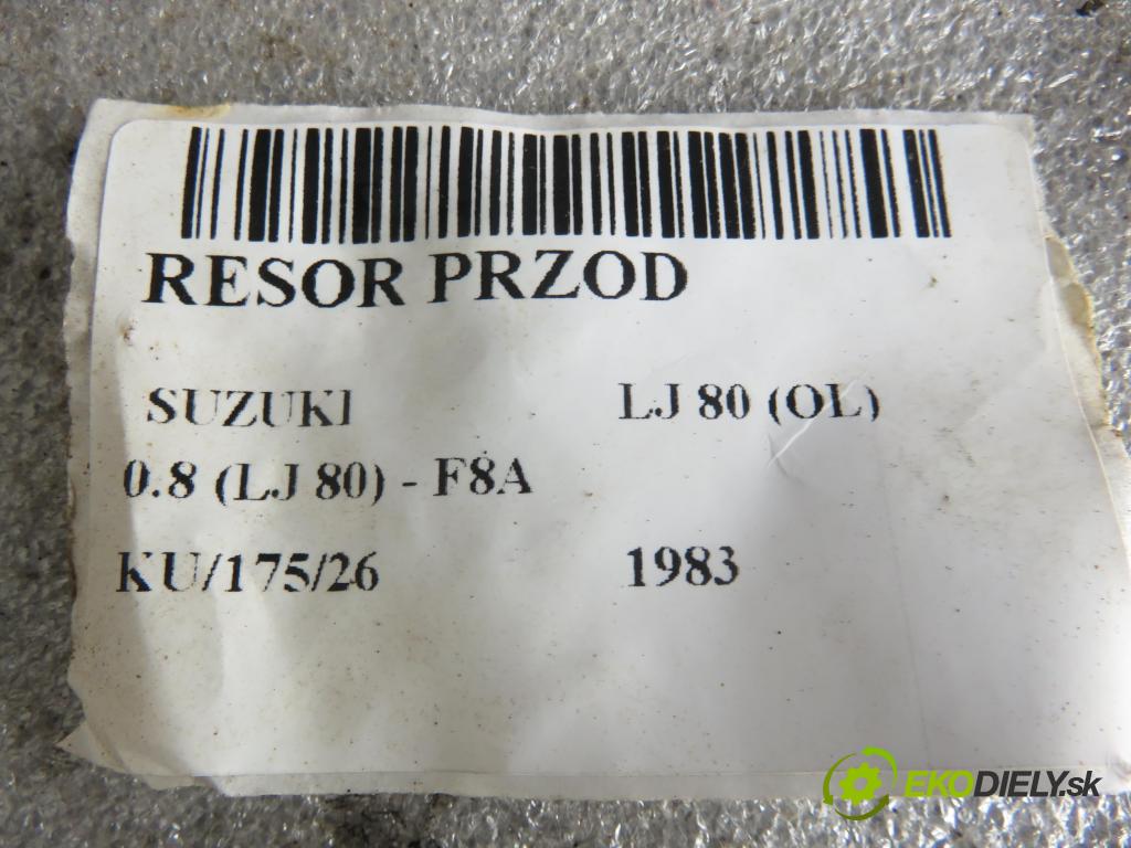 SUZUKI LJ 80 (OL) TERENOWY 1983 29,00 0.8 (LJ 80) - F8A 797,00 listové pero PŘEDNÍ: