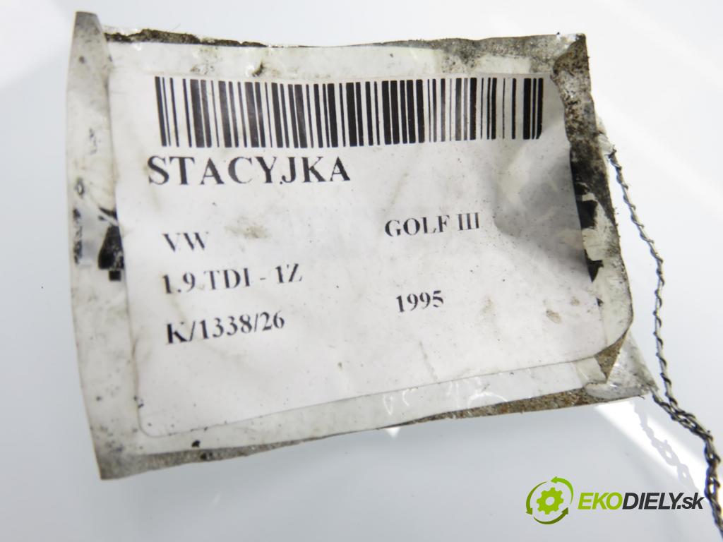 VW GOLF III (1H1) HB 1995 66,00 1.9 TDI - 1Z 1896,00 spinačka 357905851 (Spínacia skrinka)