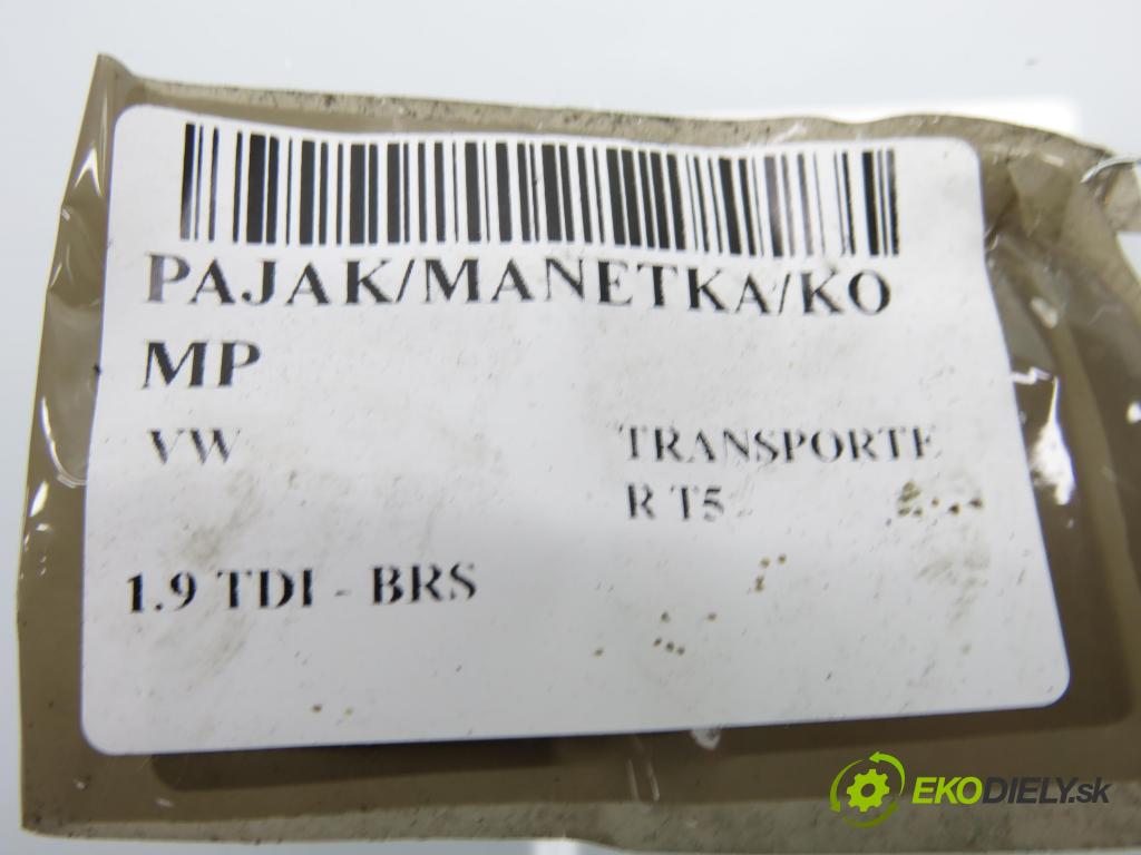 VW TRANSPORTER V Skrzynia (7HA, 7HH, 7EA, 7EH) FURGON 2009 75,00 1.9 TDI - BRS 1896,00 páčka/prepínač 6Q0953503DB ; 204342