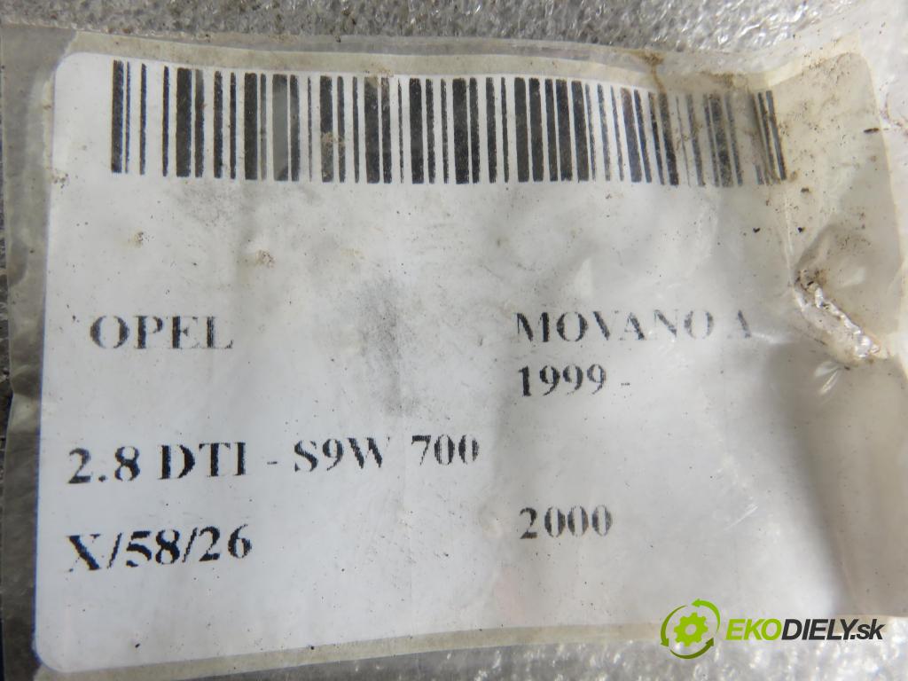 OPEL MOVANO Furgon (X70) HB 2000 84,00 2.8 DTI - S9W 700 2799,00 Listové pero zadné