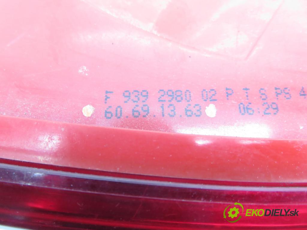 ALFA ROMEO 159 Sportwagon (939_) KOMBI 2006 100,00 1.9 JTDM 16V - 937 A8.000 1910,00 Svetlo pravé zadné 60691363