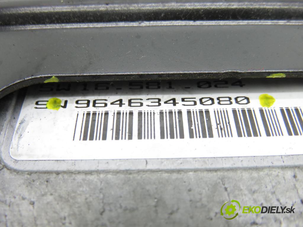 PEUGEOT 307 (3A/C) HB 2002 100,00 2.0 16V - RFN (EW10J4) 1997,00 Riadiaca jednotka Motor 9646345080 ; IAW4MP201