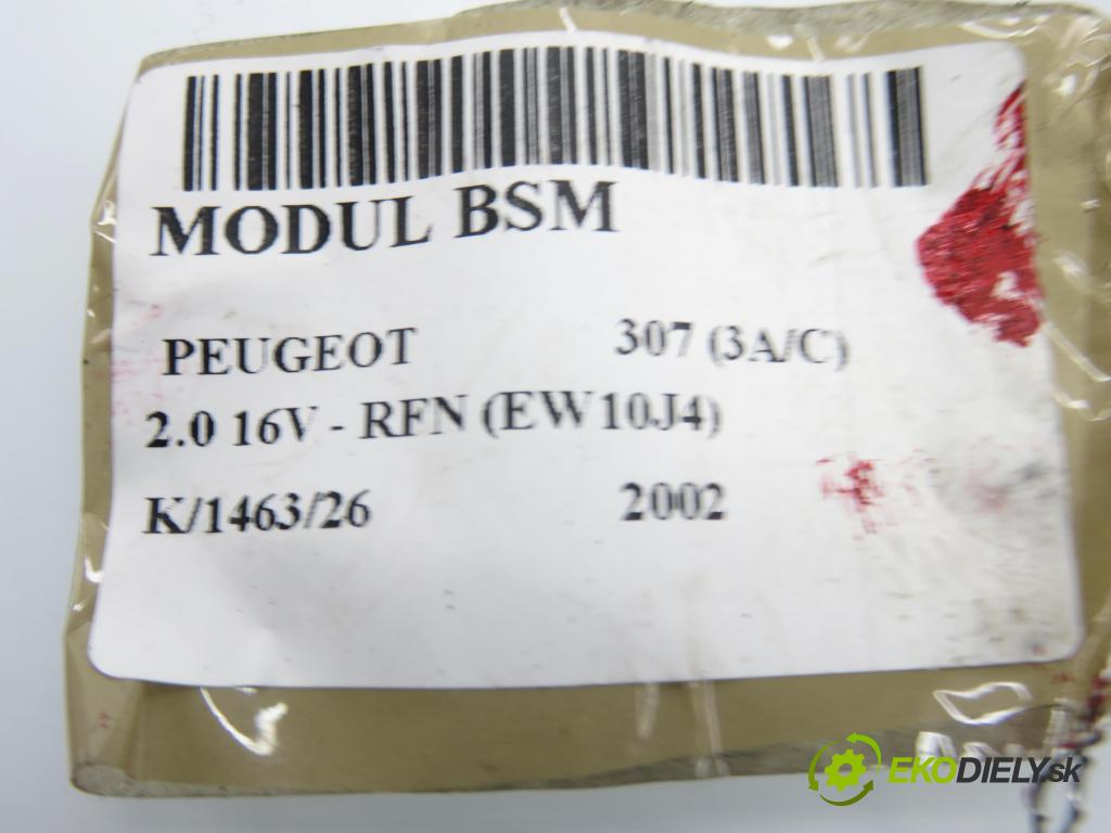 PEUGEOT 307 (3A/C) HB 2002 100,00 2.0 16V - RFN (EW10J4) 1997,00 MODUL BSM 9646405380