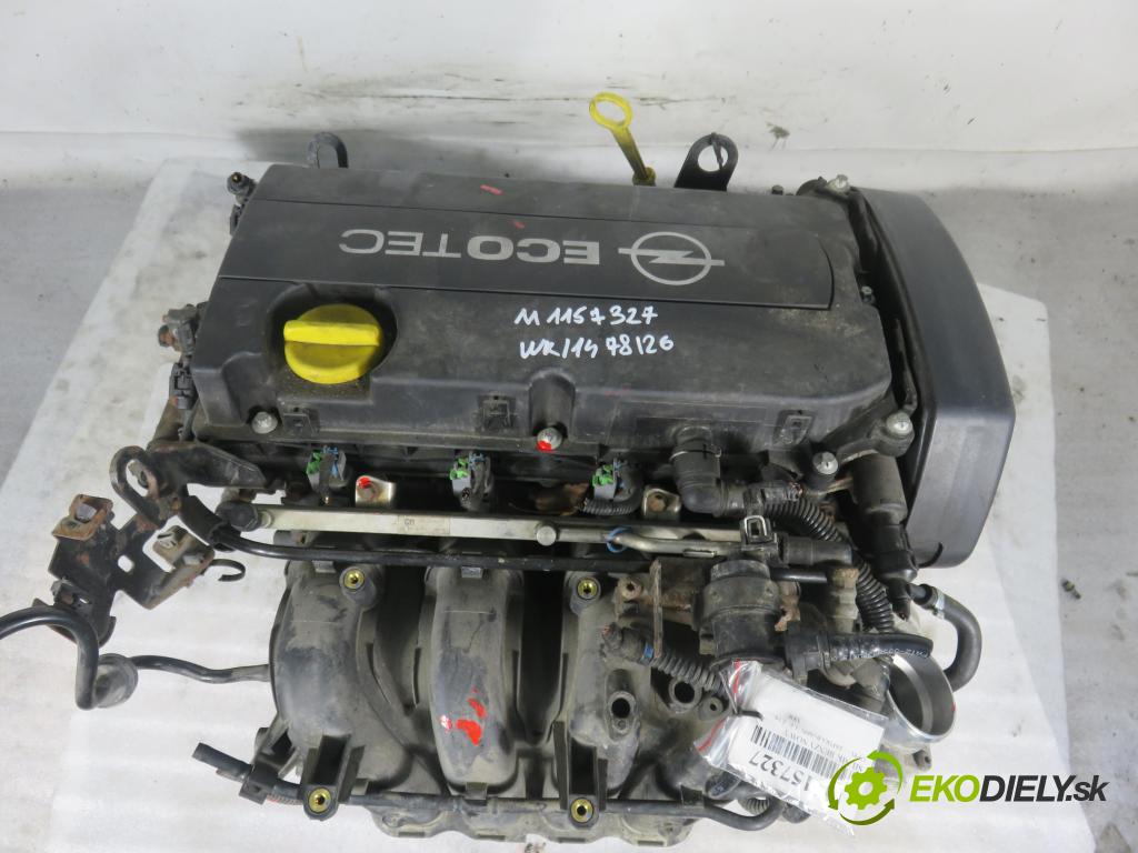 OPEL ZAFIRA B (A05) MINIVAN 2009 85,00 1.6 - Z 16 XER 1598,00 motor BENZÍN Z16XER