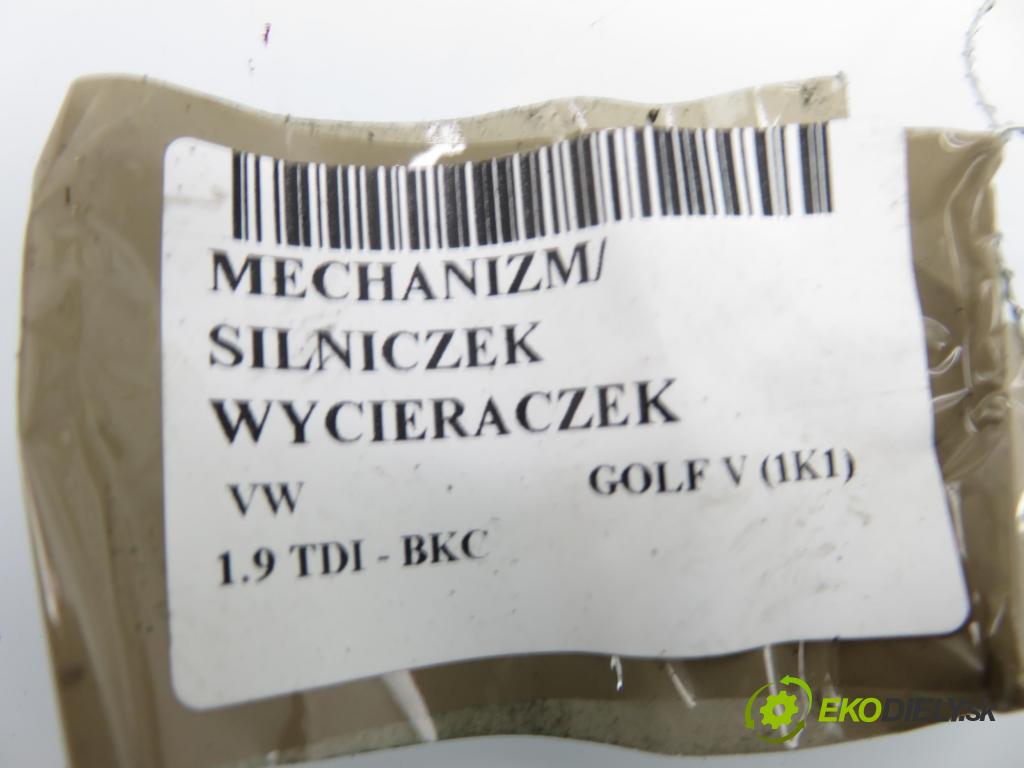 VW GOLF V (1K1) HB 2005 77,00 1.9 TDI - BKC 1896,00 Motorček stieračov 0390241955 ; 1K1955119C ; 1K1955023F