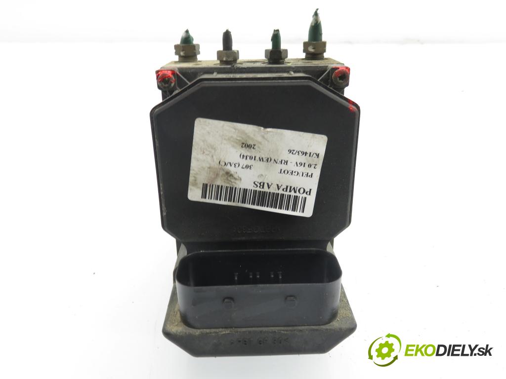 PEUGEOT 307 (3A/C) HB 2002 100,00 2.0 16V - RFN (EW10J4) 1997,00 Pumpa ABS 0265950084 ; 0265225188 (Pumpa ABS)