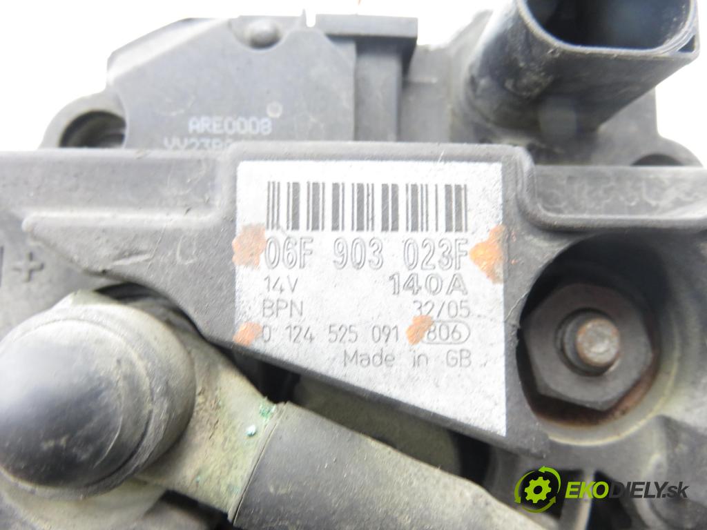 VW GOLF V (1K1) HB 2005 77,00 1.9 TDI - BKC 1896,00 Alternátor 06F903023F ; 0124525091 (Alternátor)