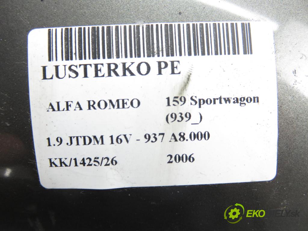 ALFA ROMEO 159 Sportwagon (939_) KOMBI 2006 100,00 1.9 JTDM 16V - 937 A8.000 1910,00 Spätné zrkadlo