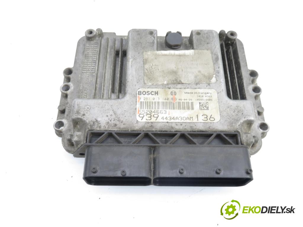 ALFA ROMEO 159 Sportwagon (939_) KOMBI 2006 100,00 1.9 JTDM 16V - 937 A8.000 1910,00 řídící jednotka motora 0281013140 ; 55204663