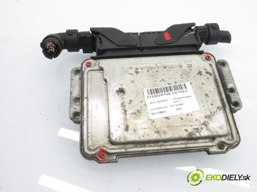 ALFA ROMEO 159 Sportwagon (939_) KOMBI 2006 100,00 1.9 JTDM 16V - 937 A8.000 1910,00 řídící jednotka motora 0281013140 ; 55204663