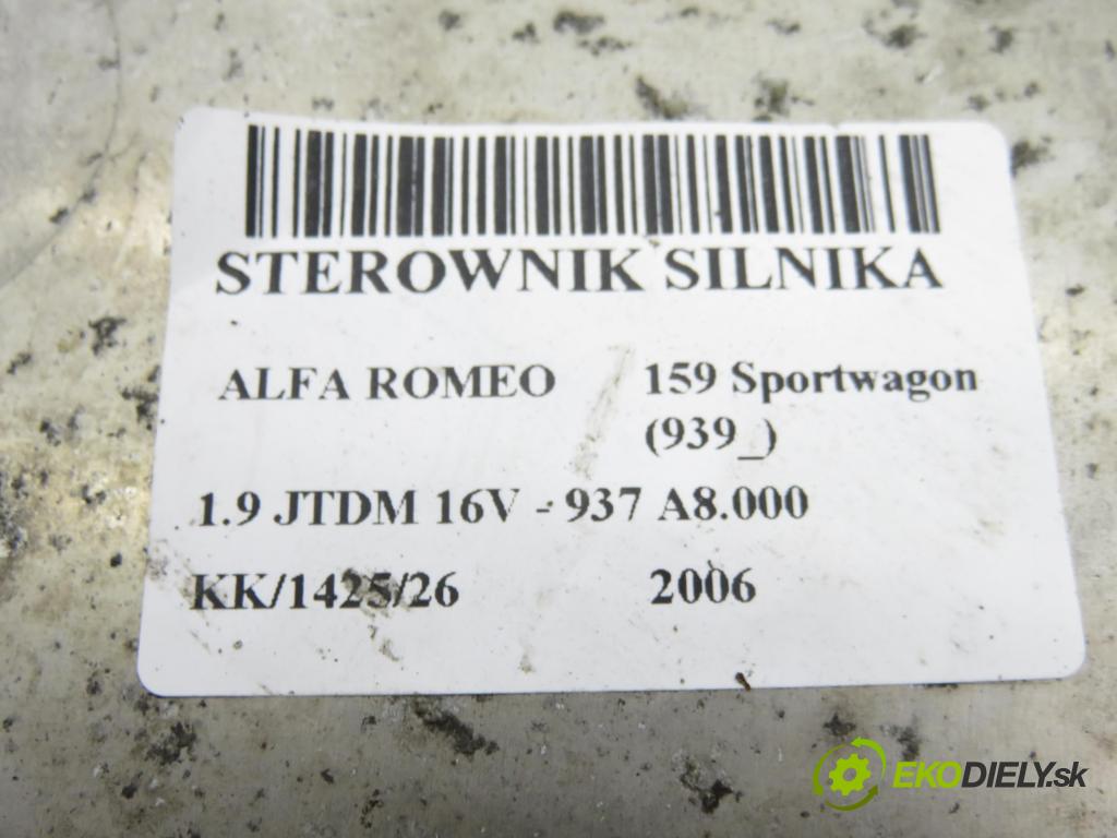ALFA ROMEO 159 Sportwagon (939_) KOMBI 2006 100,00 1.9 JTDM 16V - 937 A8.000 1910,00 řídící jednotka motora 0281013140 ; 55204663